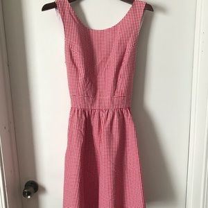 Lauren James red gingham Emerson dress LARGE